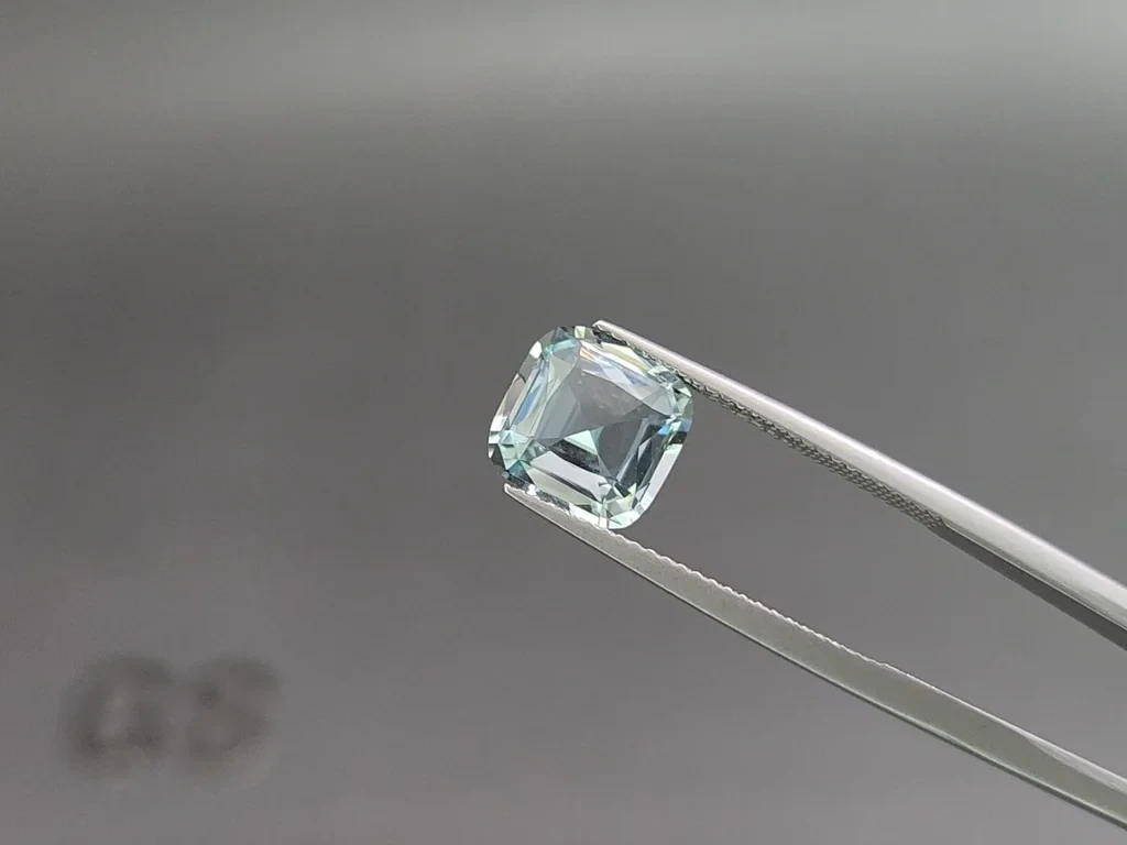 Set of aquamarines cushion cut 5.55 carats, Madagascar Image №3