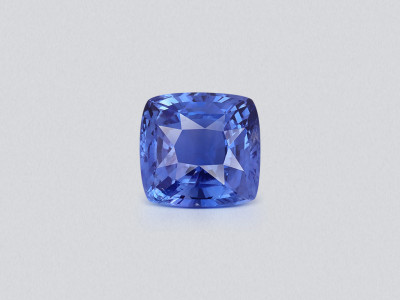 Lot #5. Unheated Cornflower Blue sapphire in cushion cut 4.59 carats, Sri Lanka photo