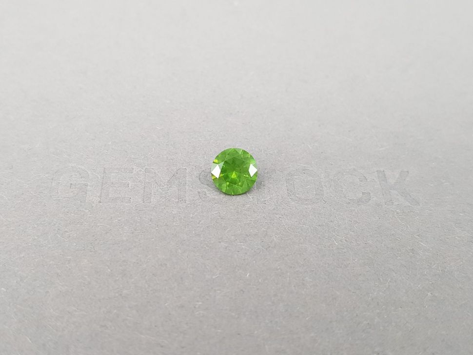 Demantoid with horse tail like inclusion1.09 ct, Ural Mountains, Russia Image №1