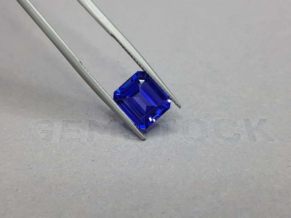Blue tanzanite octagon cut 4.35 ct Image №4