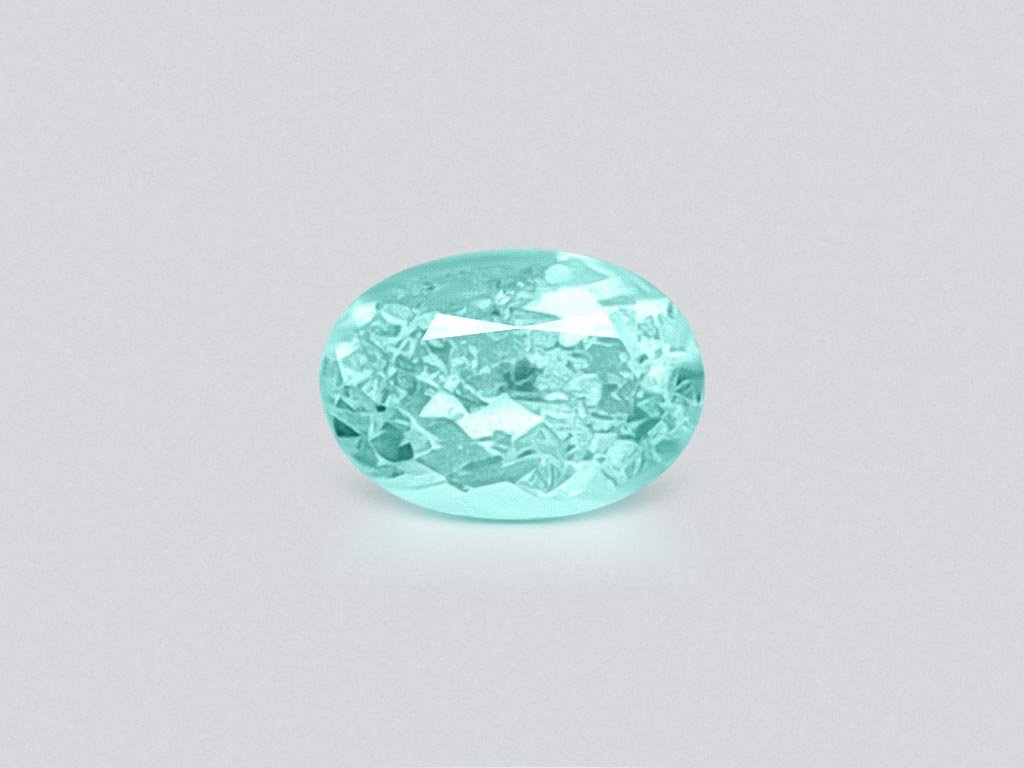 Paraiba tourmaline in oval cut 0.77 ct, Mozambique Image №1