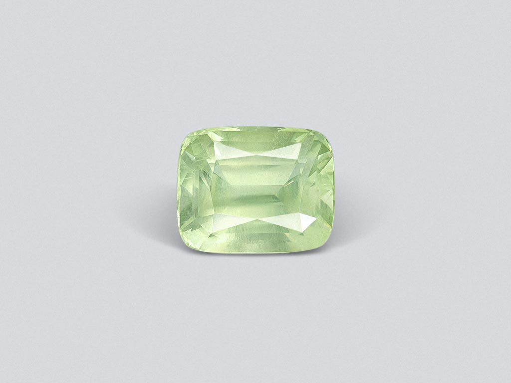 Large yellow-green cushion cut beryl from Mozambique 9.75 carats Image №1