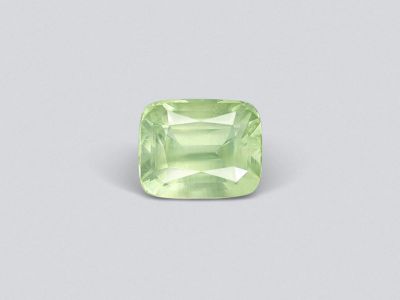 Large yellow-green cushion cut beryl from Mozambique 9.75 carats photo