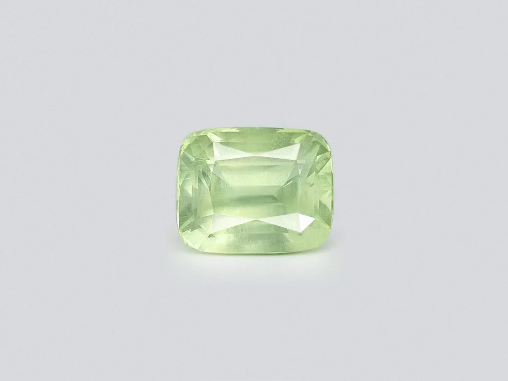 Large yellow-green cushion cut beryl from Mozambique 9.75 carats Image №1