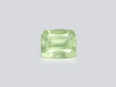 Large yellow-green cushion cut beryl from Mozambique 9.75 carats photo