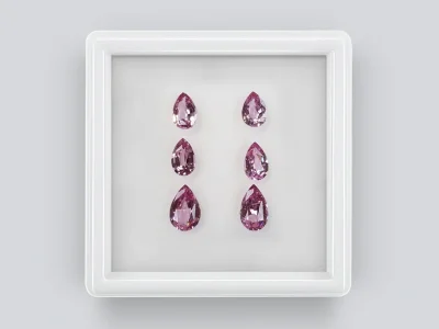 Pamir Spinel Set 5.28ct photo