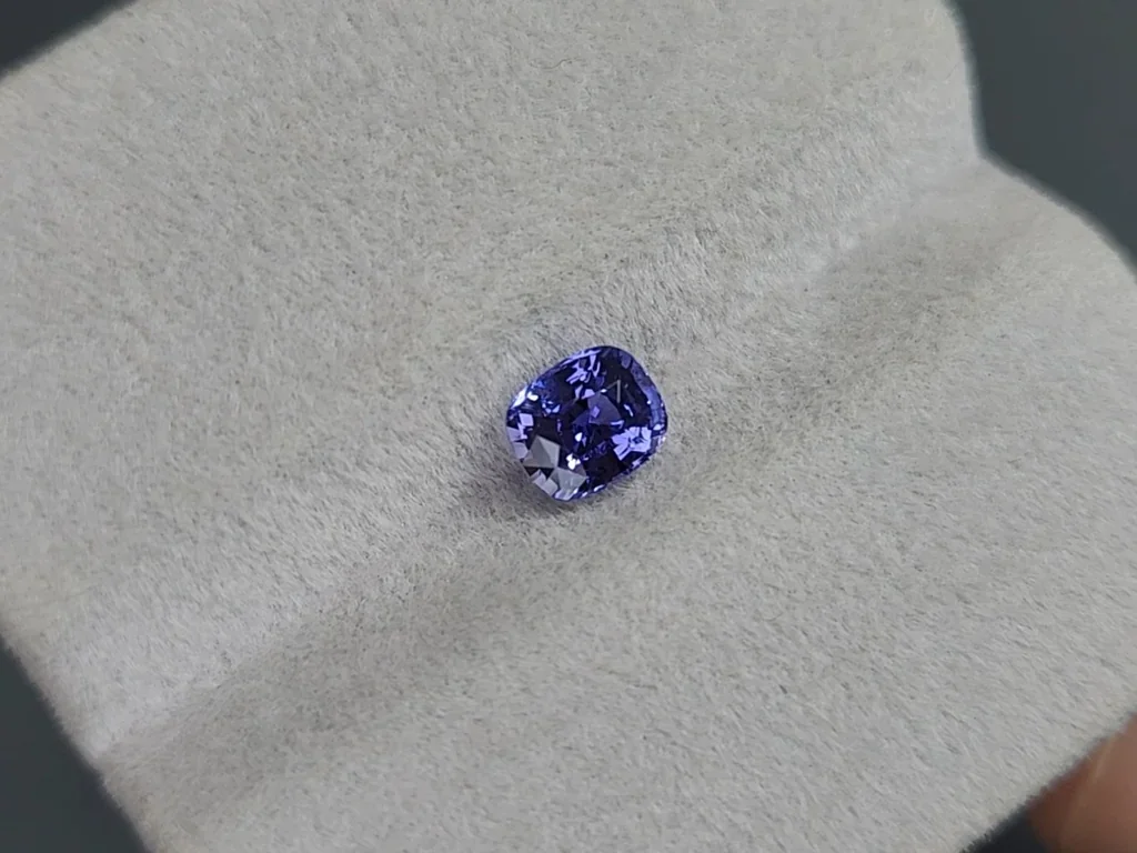 Saphir bleu taille coussin 1,02 carat, Sri Lanka Image №4