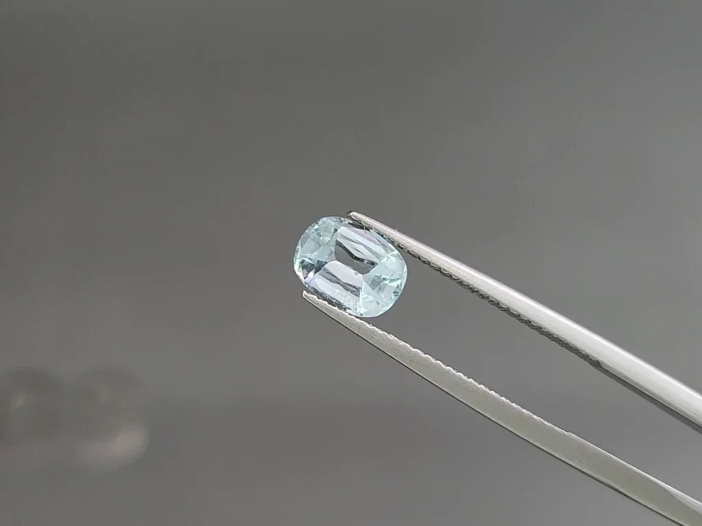 Set aus kissenförmig geschliffenen aquamarinen 3,16 karat, Madagaskar Image №3