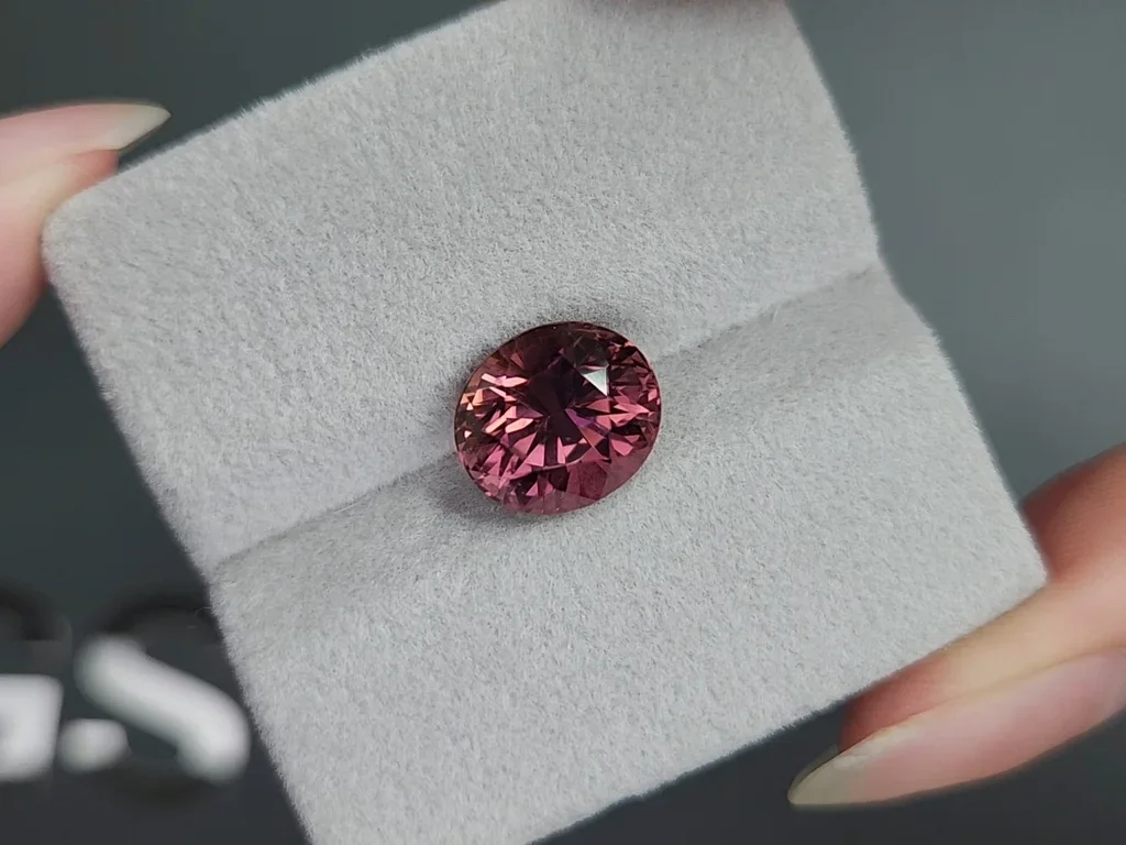 Tourmaline rose orange taille ovale de 4,93 ct, Afrique Image №4