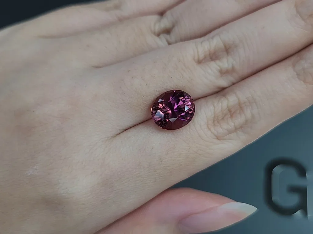 Tourmaline rose orange taille ovale de 4,93 ct, Afrique Image №2