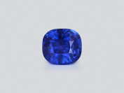 Saphir bleu taille coussin non chauffé de 5,14 carats, Sri Lanka