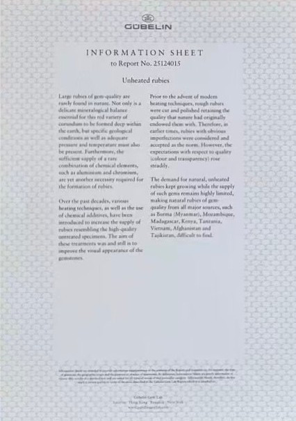 Unheated ruby Crimson Red oval cut 2.06 carats, Mozambique. Gubelin Image №7