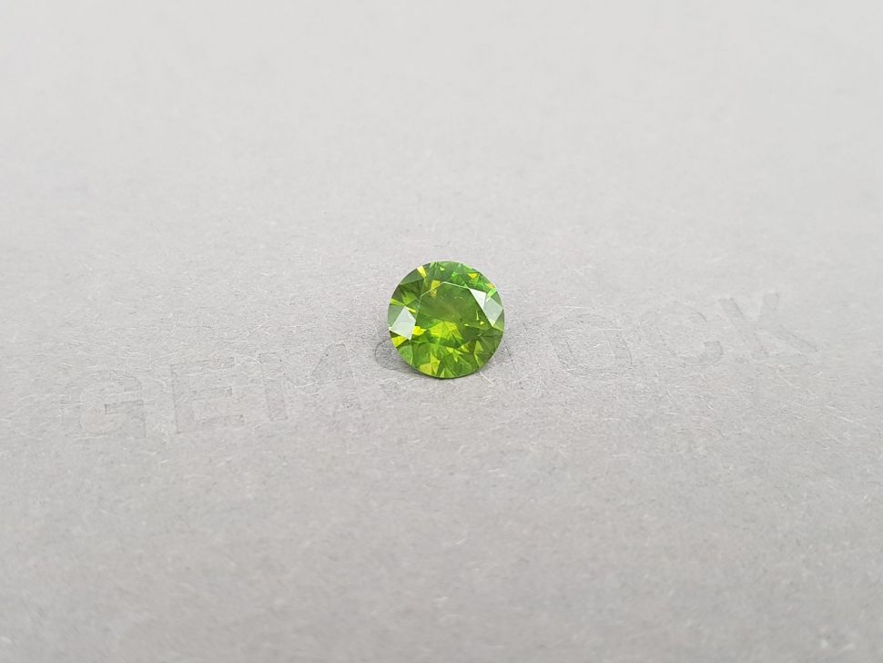 Demantoid with horse tail like inclusion1.96 ct, Ural Mountains  Image №2