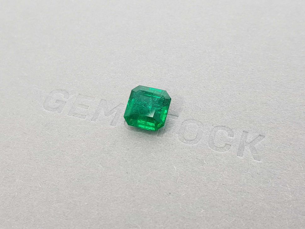 Emerald octagon cut 3.73 ct, Pakistan Image №2