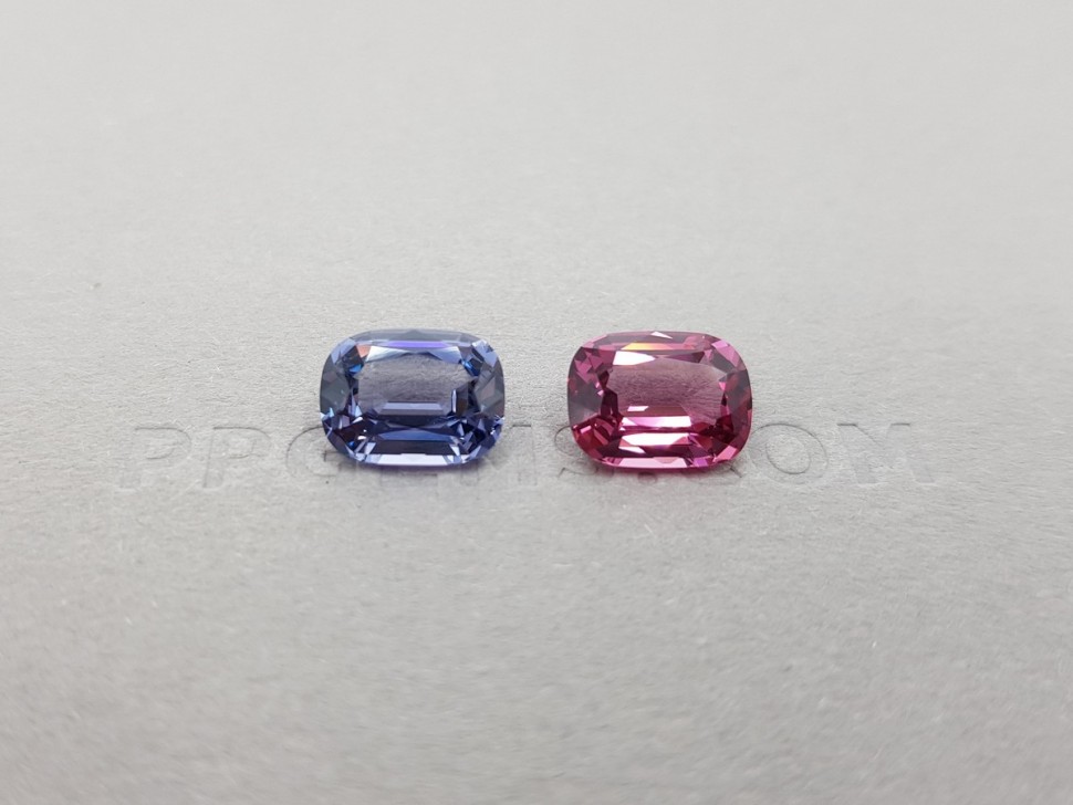 Pair of spinels from Burma and Sri Lanka 4.48 ct Image №1