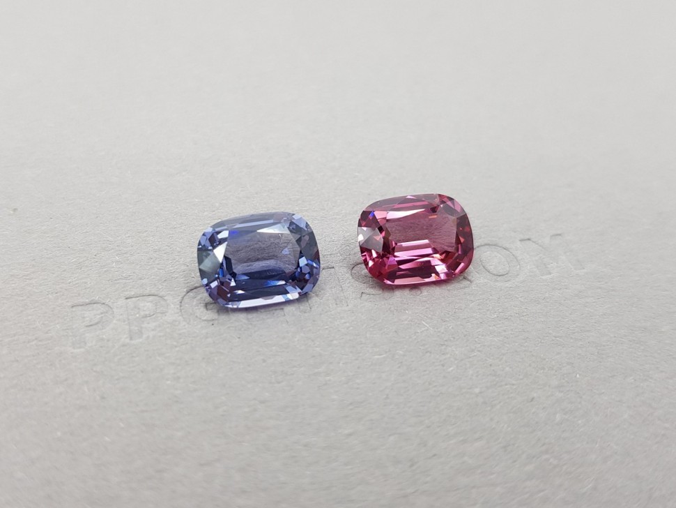 Pair of spinels from Burma and Sri Lanka 4.48 ct Image №2