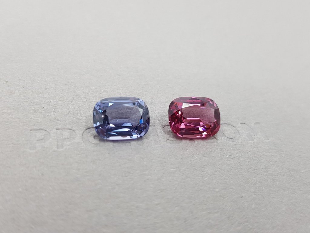 Pair of spinels from Burma and Sri Lanka 4.48 ct Image №3