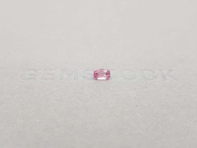 Cushion cut pink sapphire 0.36 ct photo