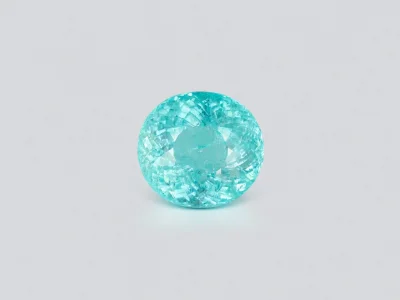 Neon blue Paraiba tourmaline in oval cut 10.33 carats, Mozambique photo