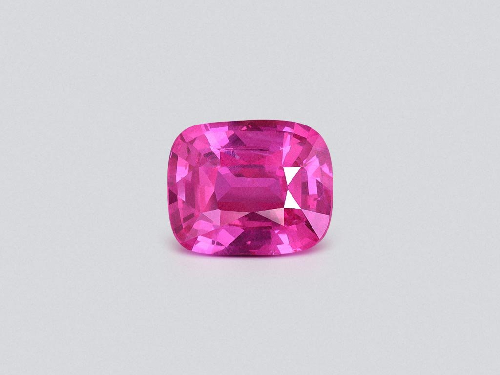 Saphir rose vif taille coussin non chauffé 1,05 carats, Sri Lanka Image №1