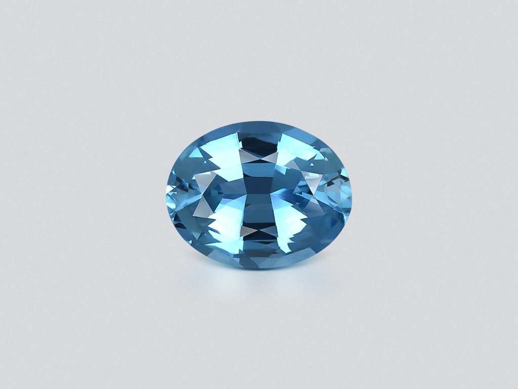 Aquamarine oval cut 1.40 carats, Madagascar Image №1