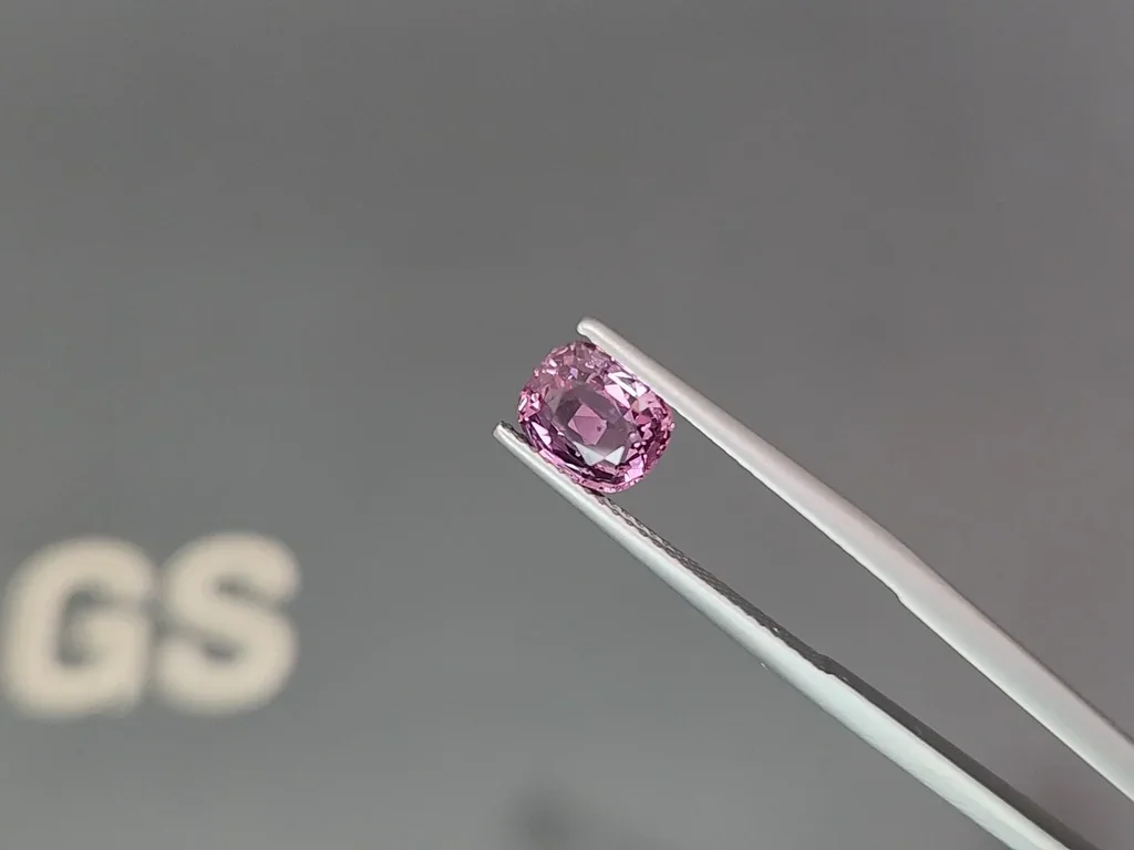 Purple spinel cushion cut 1.78 carats, Vietnam Image №3