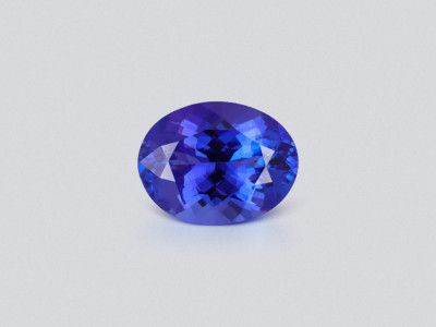 Tanzanite ovale 7,06 carats, Tanzanie photo