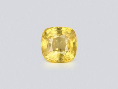 Unheated yellow sapphire cushion cut  45.46 carats, Sri Lanka photo