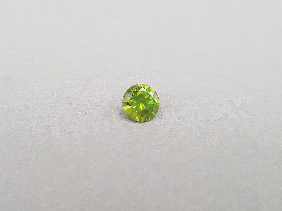 Russian demantoid with horse tail like inclusion 2.59 ct Image №2