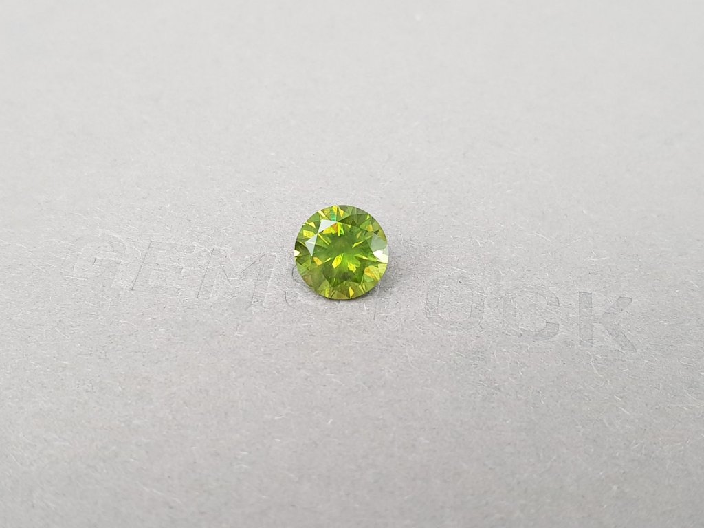 Russian demantoid with horse tail like inclusion 2.59 ct Image №3