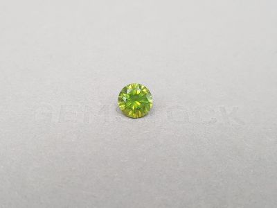 Russian demantoid with horse tail like inclusion 2.59 ct photo