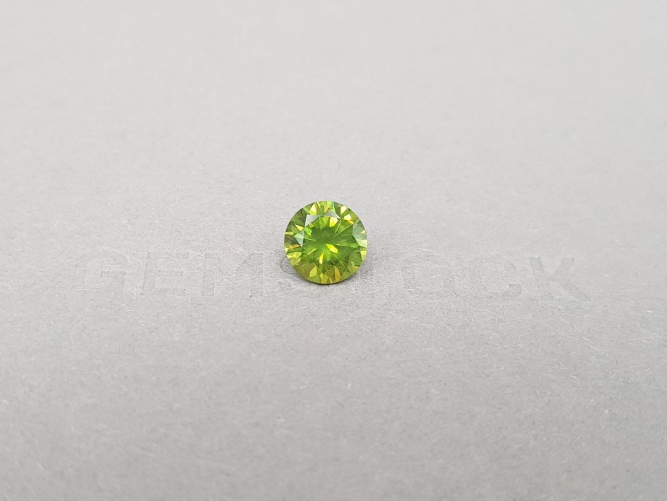Russian demantoid with horse tail like inclusion 2.59 ct Image №1