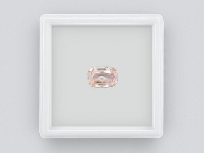 Saphir padparadscha taille coussin non chauffé 0,91 carat photo