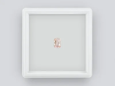 Saphir padparadscha taille coussin non chauffé 0,91 carat photo