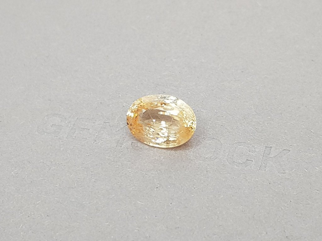 Unheated oval cut padparadscha sapphire 9.03 ct, Sri Lanka, Lotus Image №3
