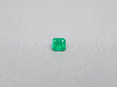 Colombian Vivid Green Emerald octagon shape 1.23 ct photo