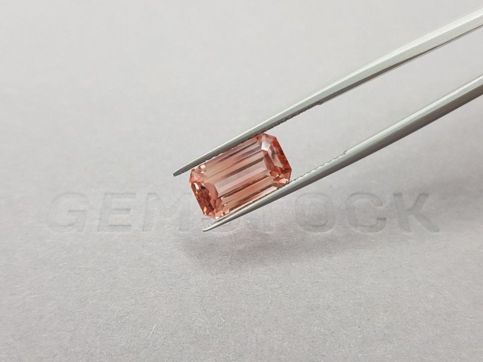 Orange-pink tourmaline from Afghanistan 3.56 ct Image №4