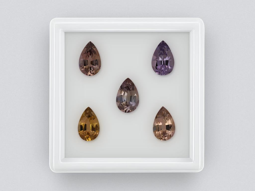 Tanzanita talla pera sin calentar 7,15 quilates, Tanzania Image №1