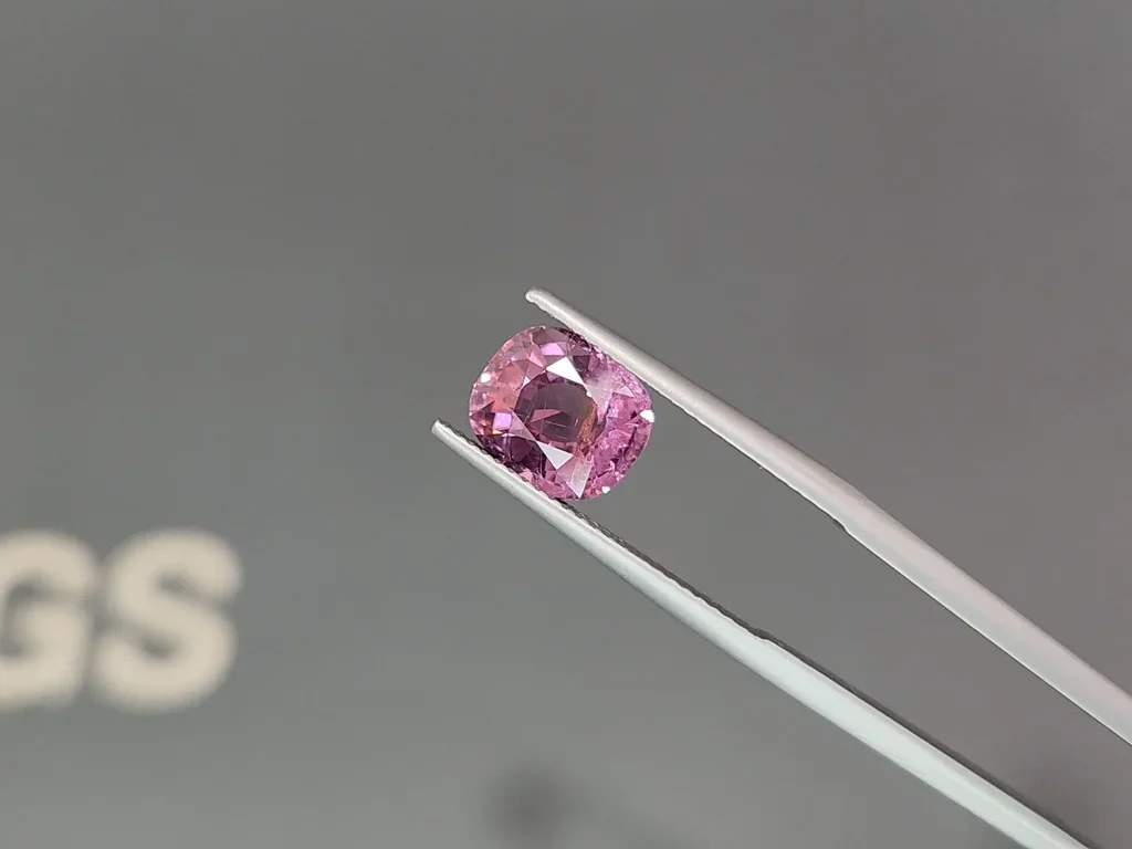 Purple spinel cushion cut 3.06 carats, Vietnam  Image №3