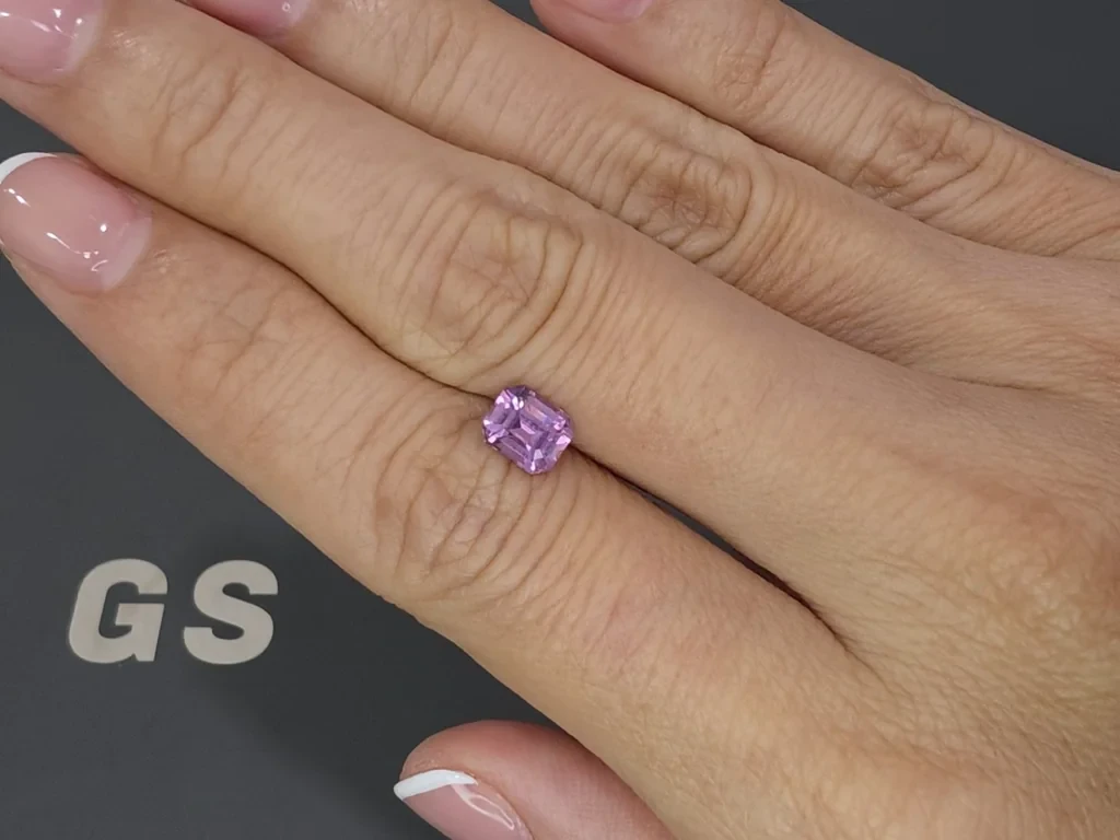 Roze spinel Mahenge, achthoekig geslepen, 1,09 karaat, Tanzania Image №2
