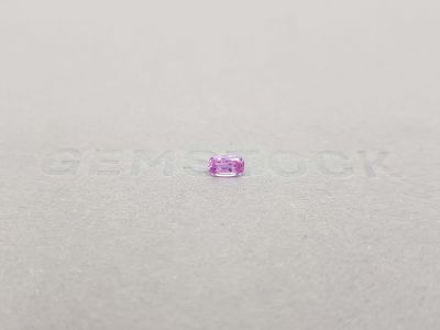 Cushion cut pink sapphire 0.32 ct photo