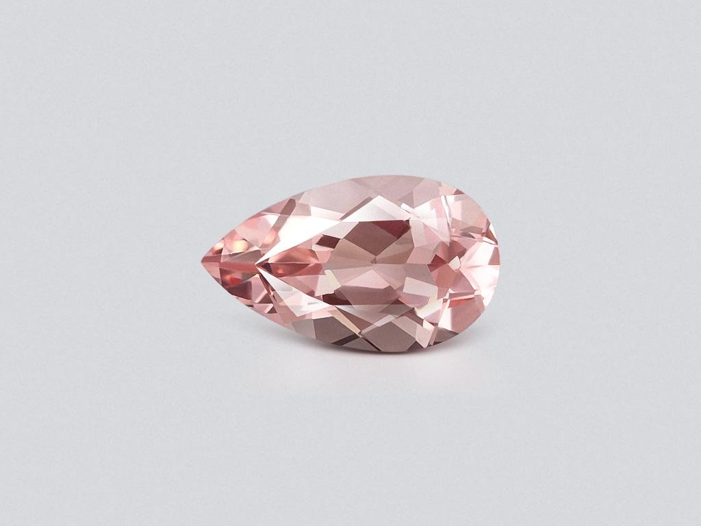 Pink morganite in pear cut 2.67 carats Image №1