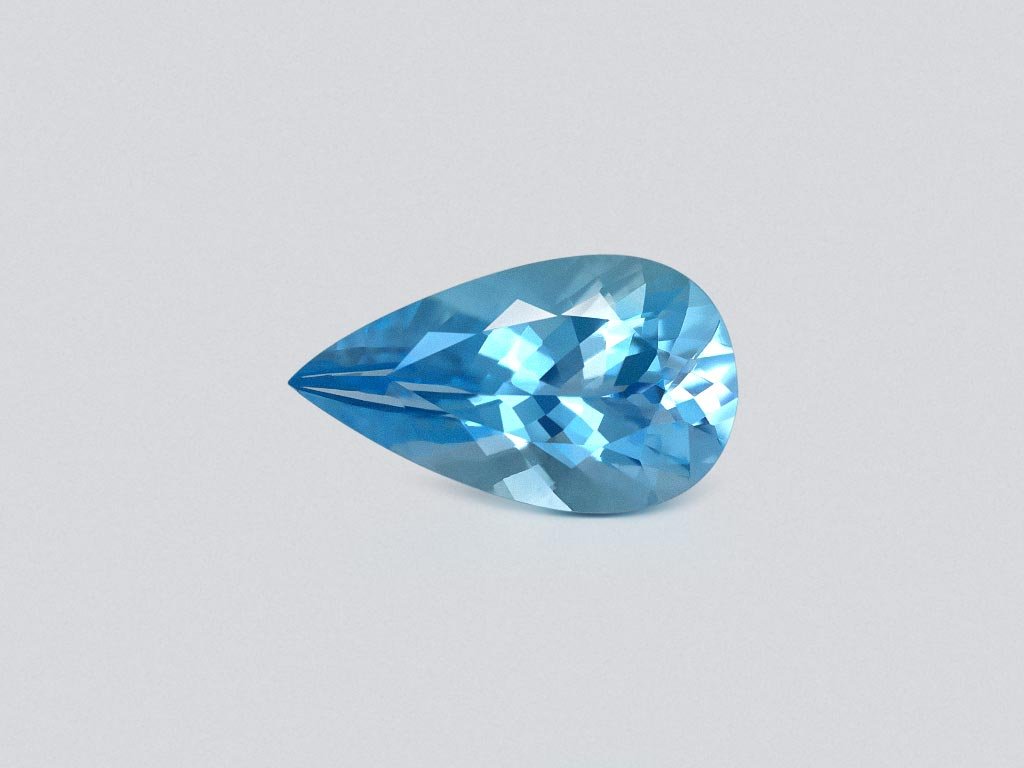 Aquamarine Santa Maria pear cut 4.67 carats, Brazil Image №1