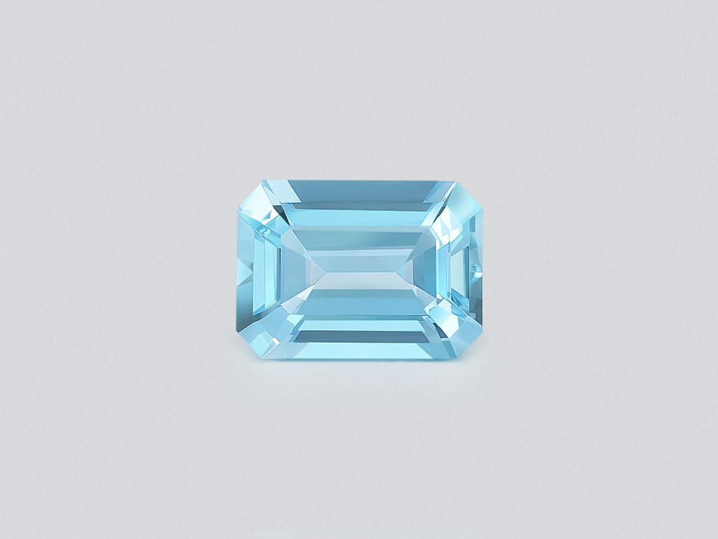 Aquamarine octagon cut  6.61 carats, Madagascar Image №1