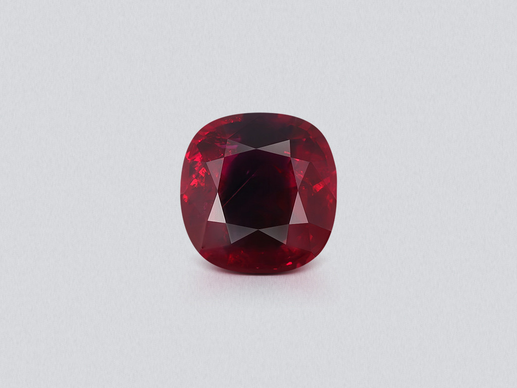 Unheated ruby Pigeon Blood cushion cut 2.12 carats, Burma Image №1