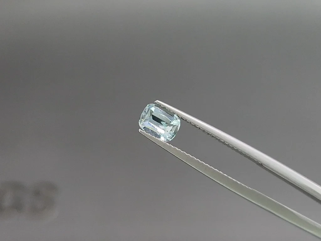 Set aus kissenförmigen aquamarinen 1,25 karat, Madagaskar Image №2