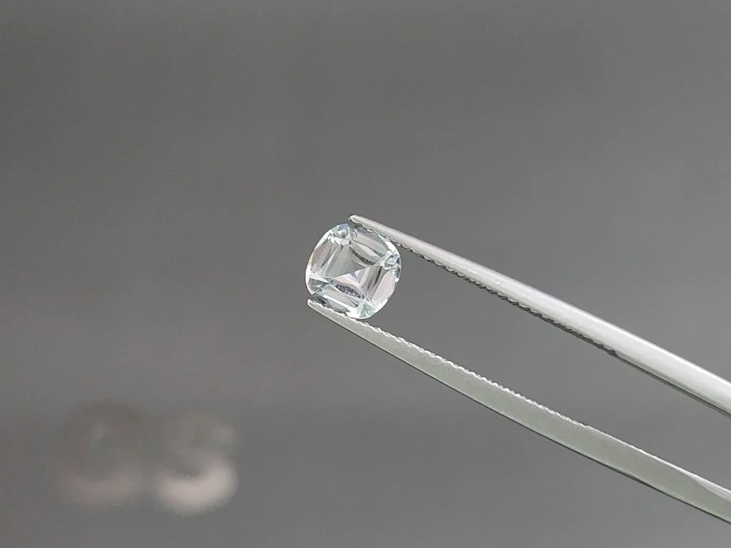 Set of aquamarines cushion cut  2.59 carats, Madagascar Image №3