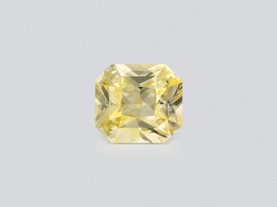 Lot #10. Unheated yellow sapphire in radiant cut  6.02 carats, Sri Lanka photo