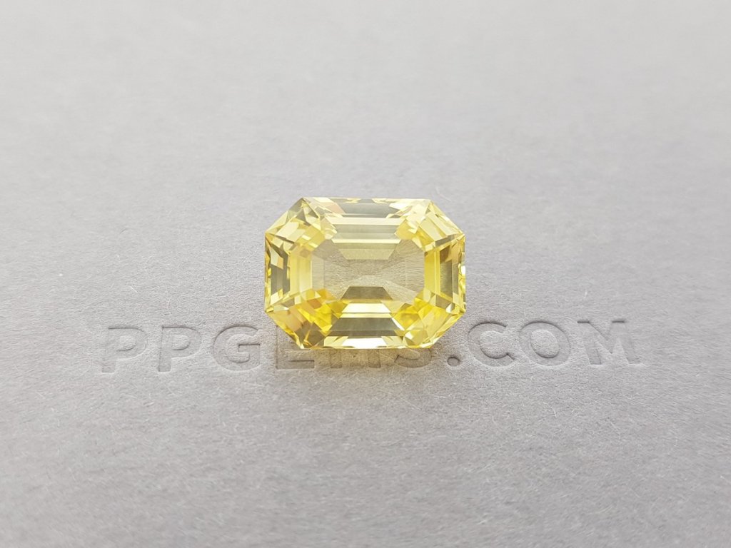 Unheated vivid yellow sapphire 13.32 ct, Sri Lanka Image №1