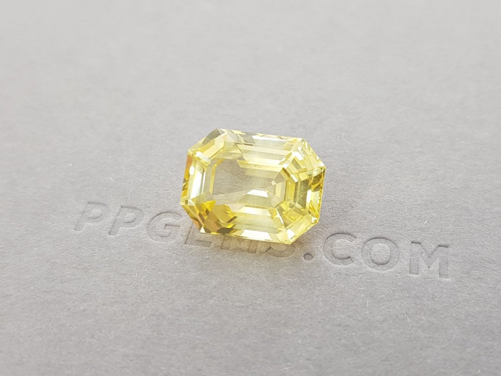 Unheated vivid yellow sapphire 13.32 ct, Sri Lanka Image №2